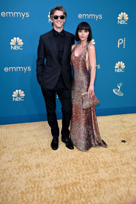 Christina Ricci with husband Mark Hampton – 2022 Emmy Awards at the Microsoft Theater in Los Angeles