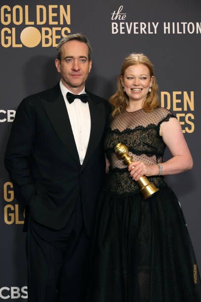 Matthew Macfadyen and Sarah Snook - The 81st Golden Globe Awards (2024)
