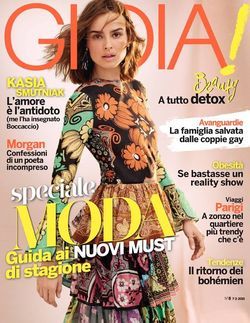 Kasia Smutniak, Gioia Magazine March 2015 Cover Photo - Italy