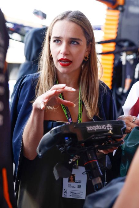 Emilia Clarke – F1 Grand Prix of Great Britain in Northampton