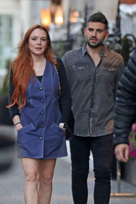 Lindsay Lohan Seen With New Husband Bader Shammas Out In London Famousfix 0724