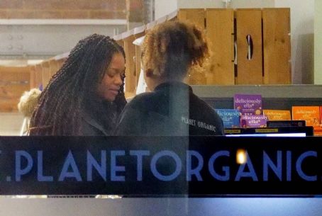 Naomie Harris – Shopping candids at Planet Organic out in North London
