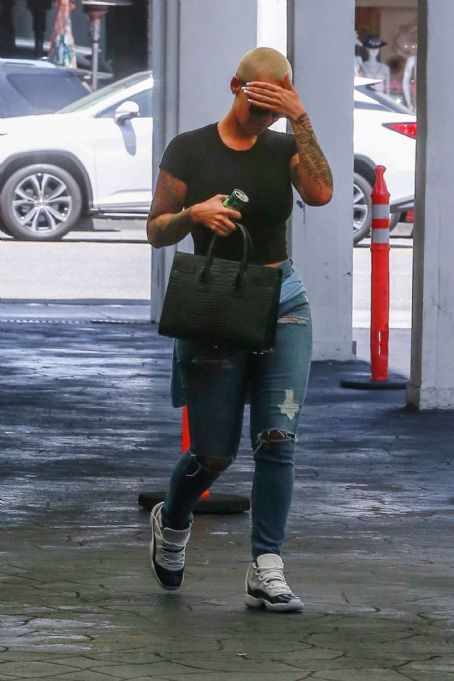 Amber Rose – Leaving the dermatologists in Beverly Hills