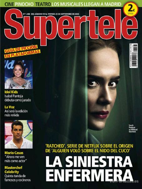 Sarah Paulson, Ratched, Supertele Magazine 19 September 2020 Cover