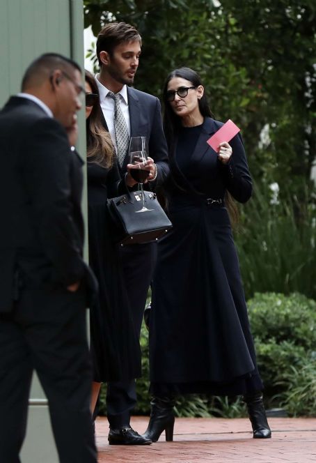 Demi Moore – Leaves Harry Morton’s memorial service in Bel Air | Demi