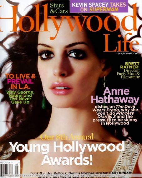 Anne Hathaway, Hollywood Life Magazine July 2006 Cover Photo - United ...
