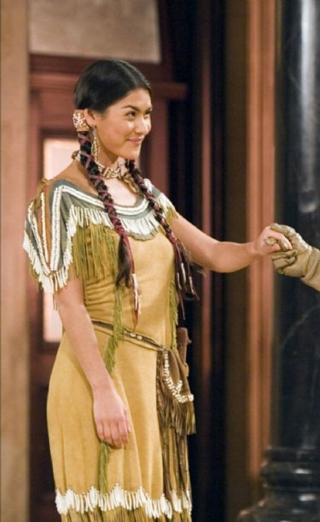 Mizuo Peck as Sacajawea in the Night at the Museum movies