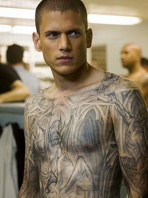 Tattoo U.!   22 Memorably Inked Characters:  Wentworth Miller