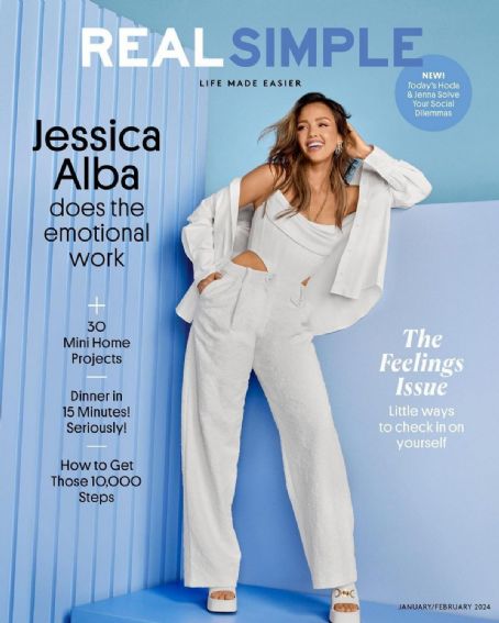 Jessica Alba Real Simple Magazine January 2024 Cover Photo United States   A4zh5p9dr38zrd85 