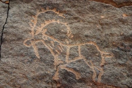 Bir Hima Rock Petroglyphs and Inscriptions