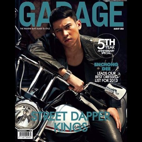 Enchong Dee - Garage Magazine Cover [Philippines] (August 2013)