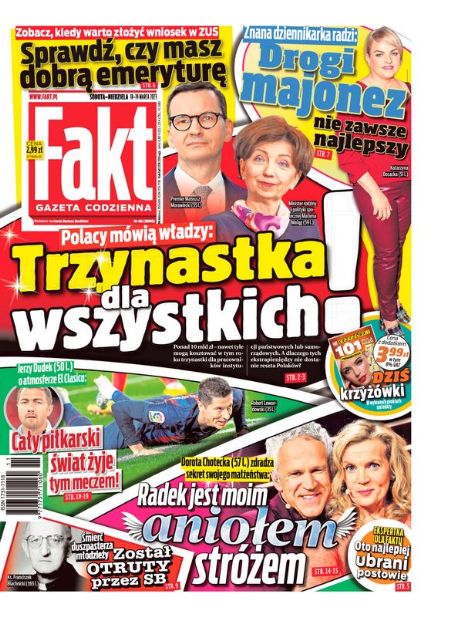Katarzyna Bosacka - Fakt Magazine Cover [Poland] (18 March 2023)