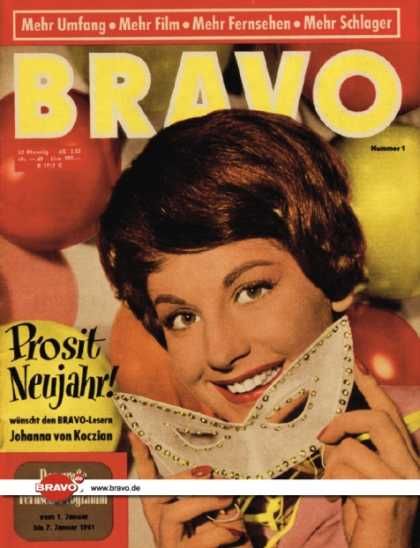 Johanna von Koczian - Bravo Magazine Cover [Germany] (27 December 1960)