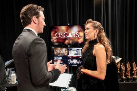 Miley Cyrus and Miles Teller - The 97th Annual Academy Awards