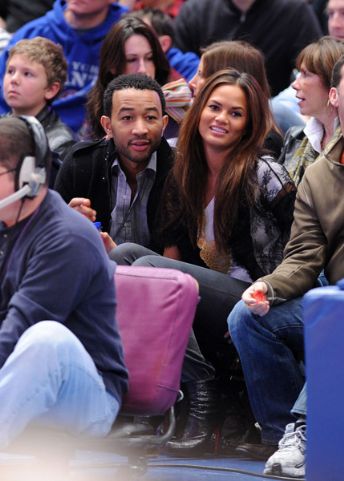 John Legend and girlfriend spotted
