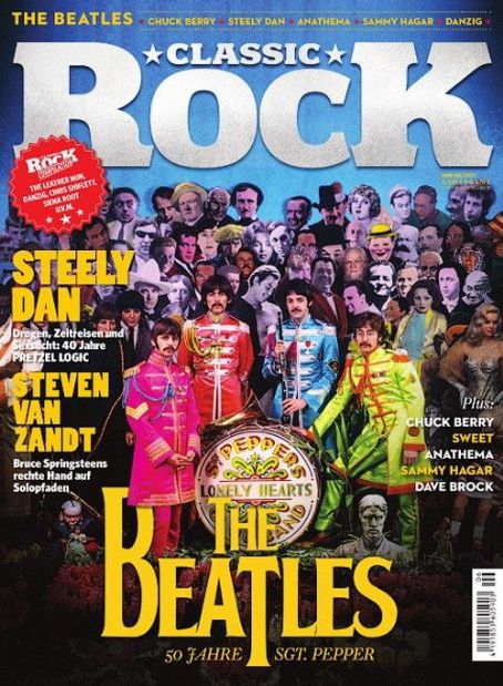 George Harrison John Lennon Paul Mccartney Ringo Starr The Beatles Classic Rock Magazine 