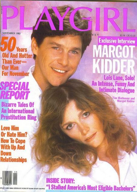 Margot Kidder, Tim Matheson, Playgirl Magazine November 1982 Cover ...