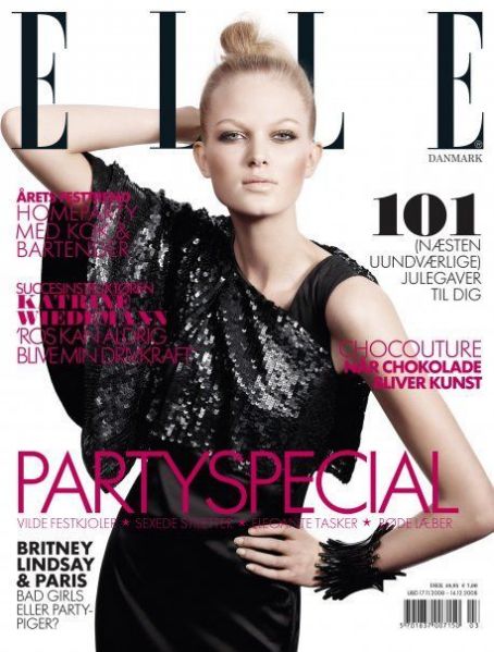 Elle Magazine December 2008 Cover Photo - Denmark