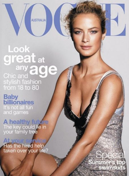 Carolyn Murphy Patric Shaw Vogue Magazine November 2003 Cover Photo Australia 7860