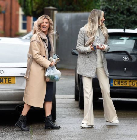 Olivia Attwood – Filming with Sarah Jayne Dunn for her new ITV Show in Manchester