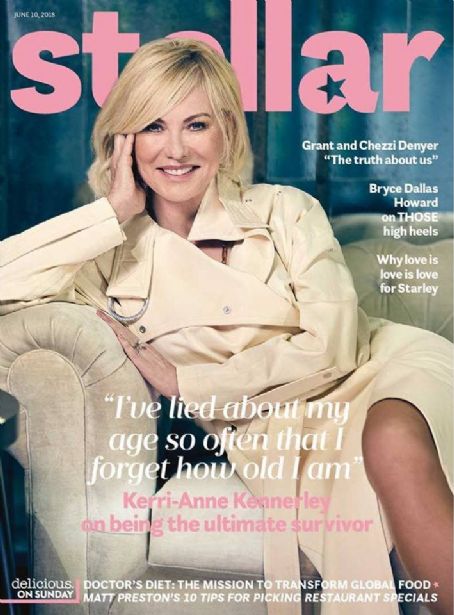 Kerri-Anne Kennerley, Stellar Magazine 10 June 2018 Cover Photo - Australia