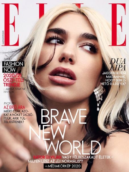 Dua Lipa, Elle Magazine 11 August 2020 Cover Photo - Hungary