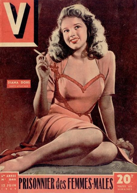 Diana Dors - V Magazine [France] (12 June 1949)