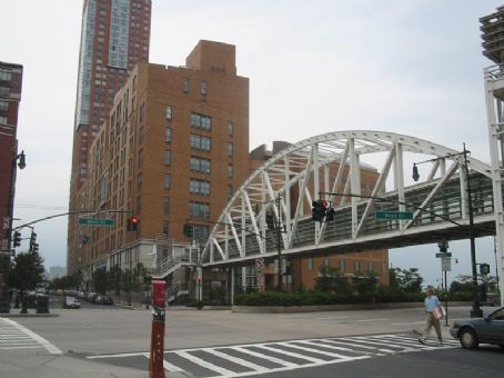 West Street pedestrian bridges