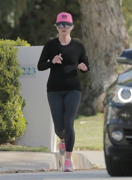 Reese Witherspoon Goes Out for a Jog
