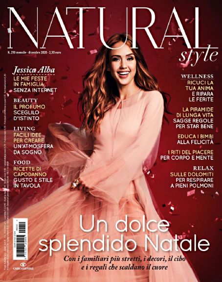 Jessica Alba - Natural Style Magazine Cover [Italy] (December 2020)