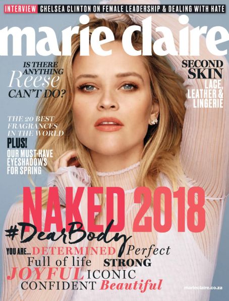 Reese Witherspoon, Marie Claire Magazine September 2018 Cover Photo ...