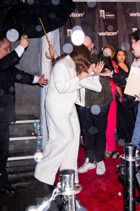 Drew Barrymore – Arriving to Webby Awards at Cipriani Wall Street