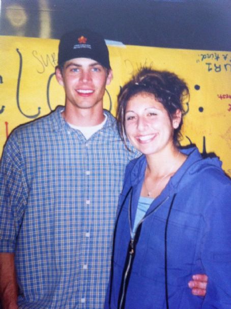 Paul Walker is shown here backstage at the San Clemente High School Air ...