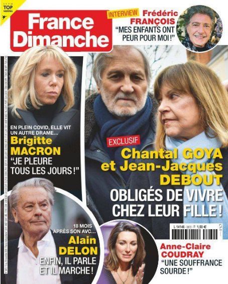 Alain Delon - France-Dimanche Magazine Cover [France] (23 November 2020)