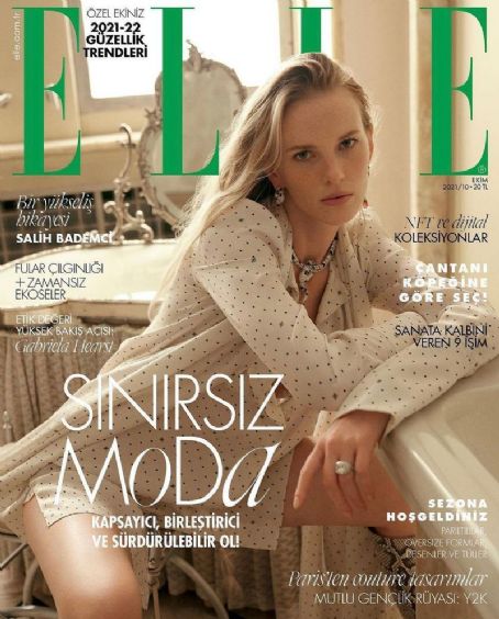 Anne Vyalitsyna - Elle Magazine Cover [Turkey] (October 2021)