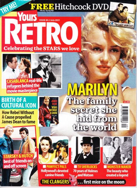 Marilyn Monroe - Yours Retro Magazine Cover [United Kingdom] (July 2021)
