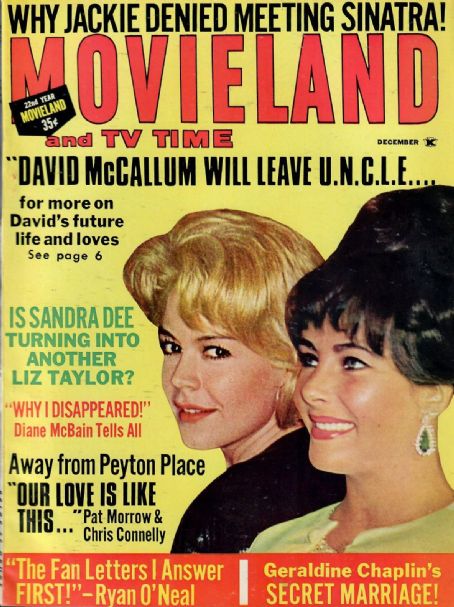 Elizabeth Taylor, Sandra Dee, Movieland Magazine December 1965 Cover ...