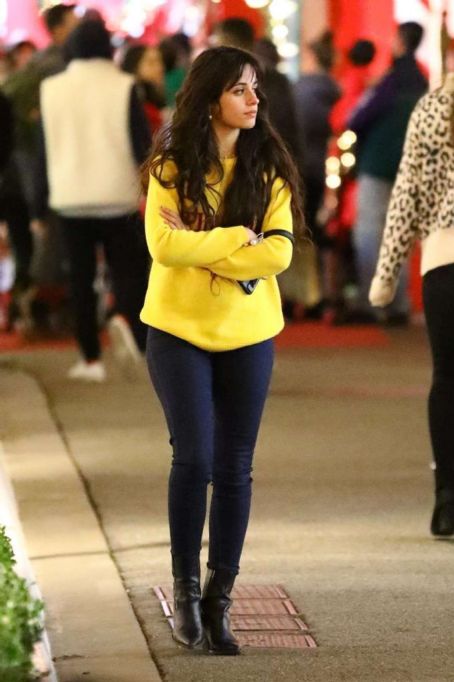 Camila Cabello – Christmas Shopping with her mom at The Grove in LA