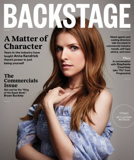 Anna Kendrick - Backstage Magazine Cover [United States] (May 2020)