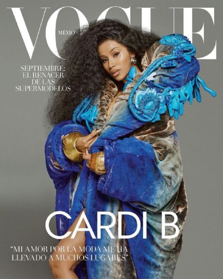 Cardi B, Vogue Magazine September 2023 Cover Photo - Mexico