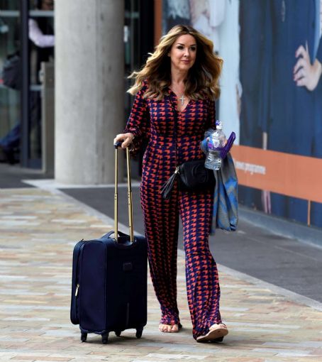 Claire Sweeney – Leaving BBC Breakfast Studios in Manchester