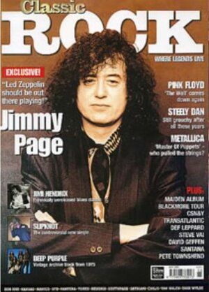 Jimmy Page, Classic Rock Magazine May 2000 Cover Photo - United Kingdom