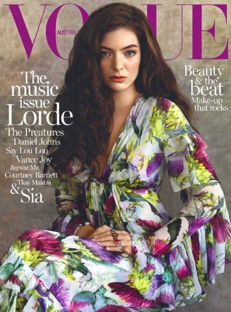 Lorde Vogue Magazine July 2015 Cover Photo Australia