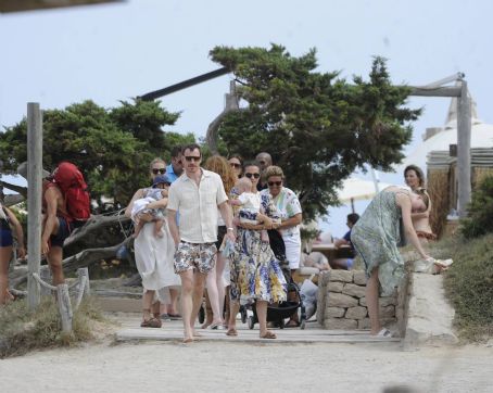 Alicia Vikander – Seen with Michael Fassbender on a walk with their baby in Ibiza