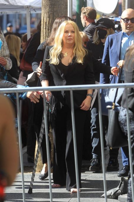 Christina Applegate – Greets fans at her Walk of Fame star in Hollywood