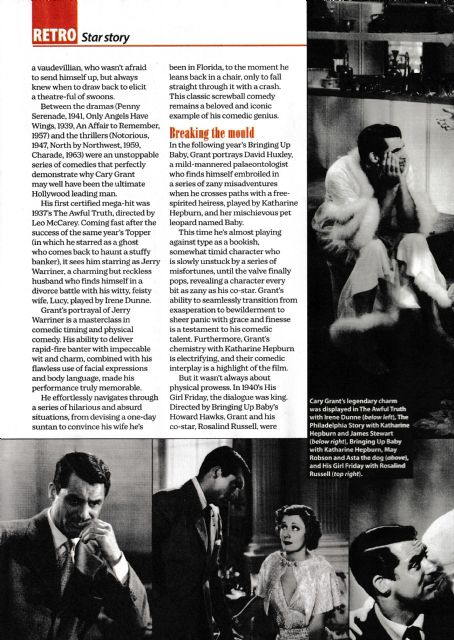 Cary Grant - Yours Retro Magazine Pictorial [United Kingdom] (May 2023)