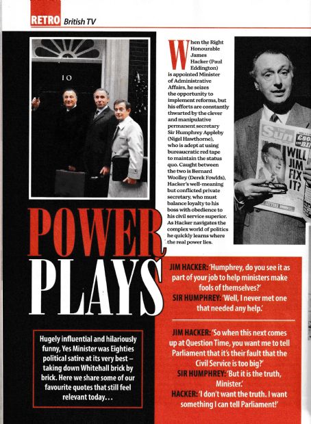 Yes Minister - Yours Retro Magazine Pictorial [United Kingdom] (November 2024)