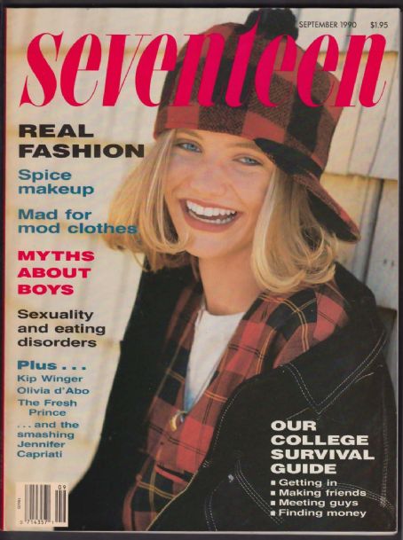 Seventeen Magazine September 1990 Cover Photo - United States