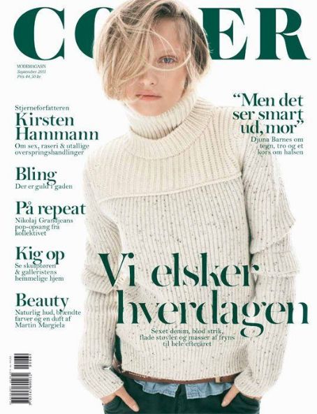 Amanda Nørgaard, Cover Magazine September 2011 Cover Photo - Denmark