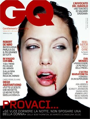 Angelina Jolie - GQ Magazine Cover [Italy] (February 2007 